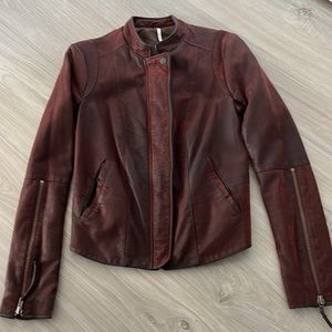 Free People Buttery Soft Leather Jacket